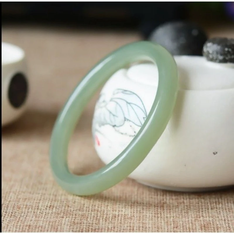 Qingbaiyu браслет с круглым стержнем ледяного типа из тонкого материала защитный