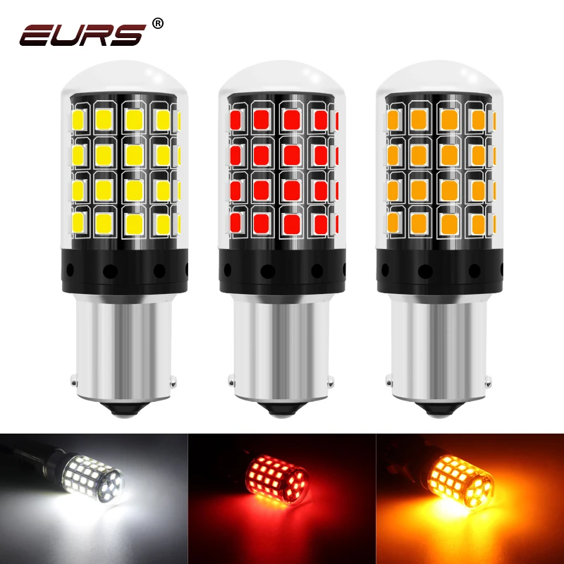 1 шт. P21W 1156 BA15S 1157 BAY15D Светодиодный фонарь PY21W BAU15S T20 7440 7443 Светодиодные