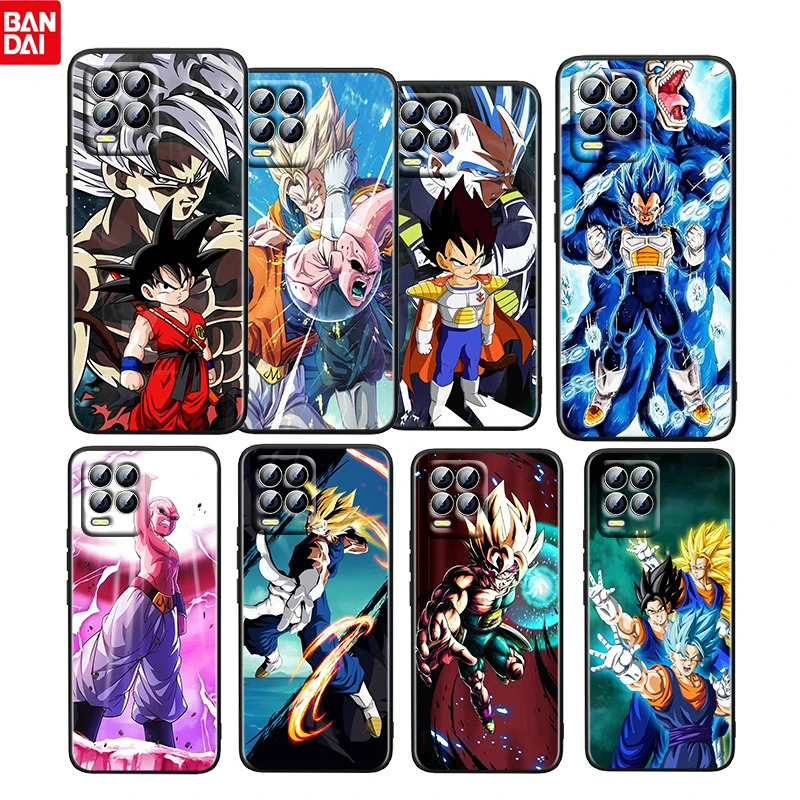 

Anime Dragon Ball Boy For OPPO Realme GT Neo Master Edition 9i 8 7 Pro C21 Narzo 30 5G 4G Soft Silicone Black Phone Case Fundas