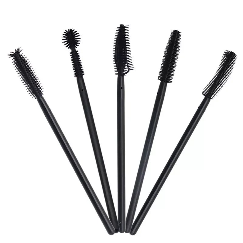 

NEW IN pcs Disposable Silicone Eyelashes Brushes Applicator Eye Lash mascara wands Brush Eyelash Extension women Makeup Tools