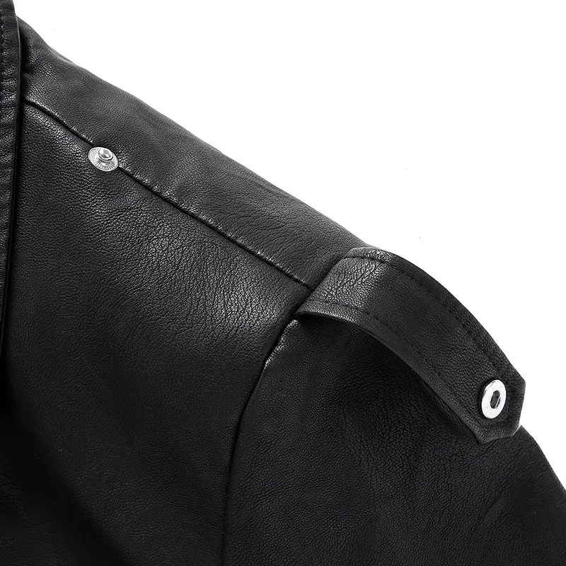 New Spring Autumn Coat Women Faux Leather Jacket Ladies Solid with Belt Zipper Biker Coat Female Casual Outwear Veste Femme