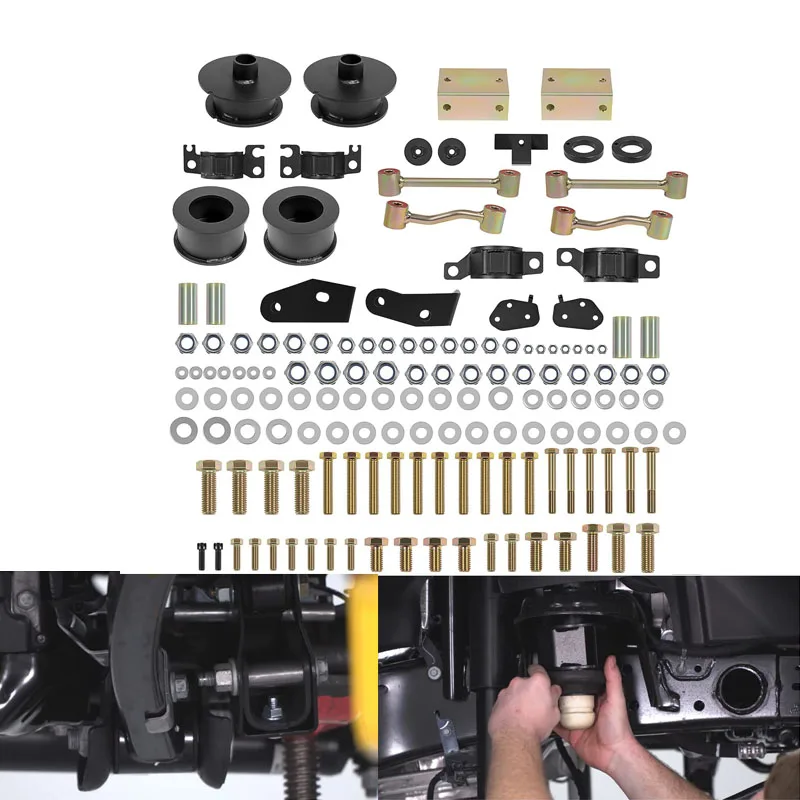 Комплект для нивелира переднего и заднего 2 5 дюйма Jeep Wrangler JL JLU 2018-2022 с пружинными