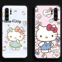 hello kitty cute cat phone cases for huawei honor p40 p30 pro p30 pro honor 8x v9 10i 10x lite 9a 9 10 lite cases carcasa funda