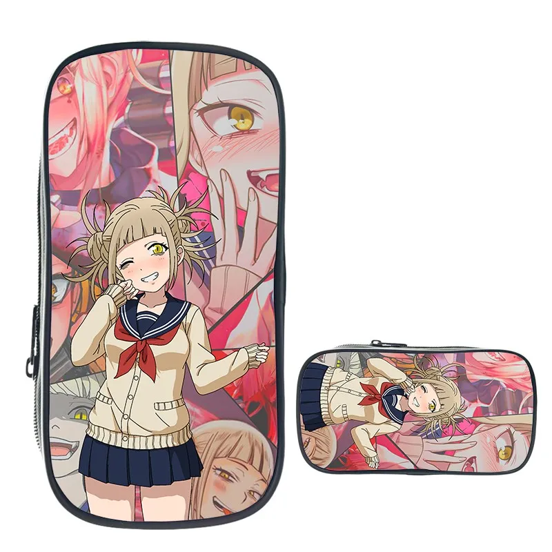 

Himiko Toga Anime My Hero Academia Japanese Pencil Bag Women's Storage Bags Himiko Toga Cartoon Pencil Case Bag Kid School Pouch