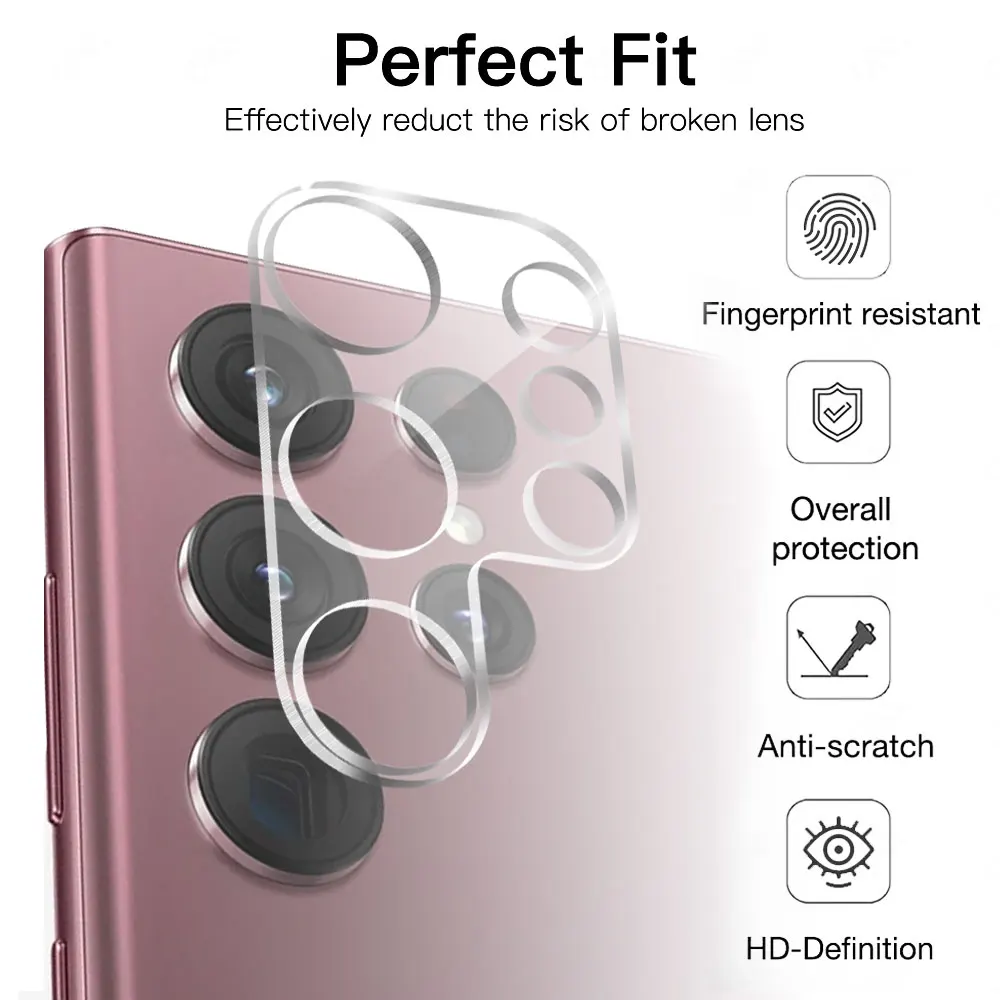 Защитное закаленное стекло для камеры Samsung Galaxy S24 Plus