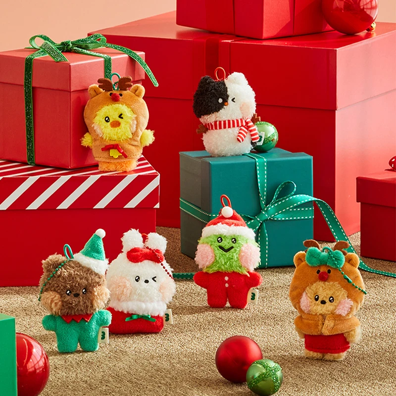 Милый Рождественский медведь Line Friends персонаж Салли конский Чоко миниатюрный