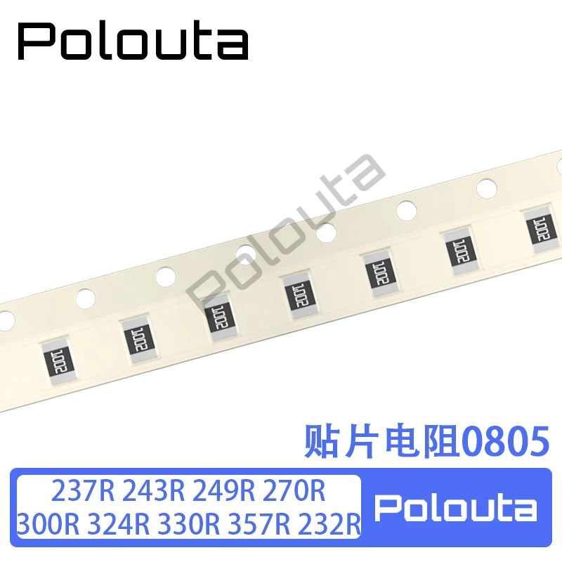 

10 Pcs Chip Resistors 0805 237R 243R 249R 270R 300R 324R 330R 357R 232R Integrated Circuit Arduino Nano Electronic Free Shipping