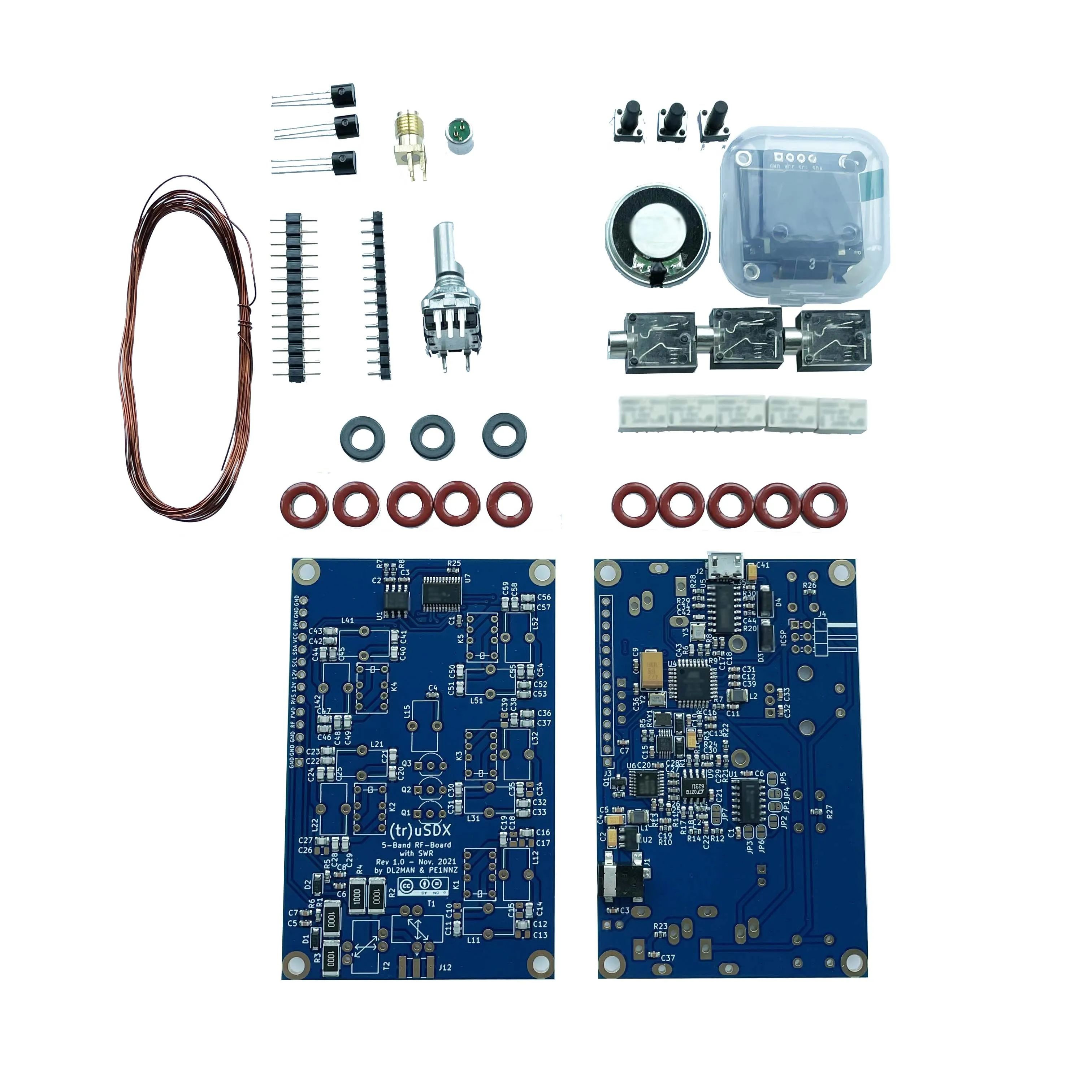 uSDR uSDX SDR HF QRP Transceiver (tr) usdx transceiver 5-band Multimode by PE1NNZ and DL2MAN |