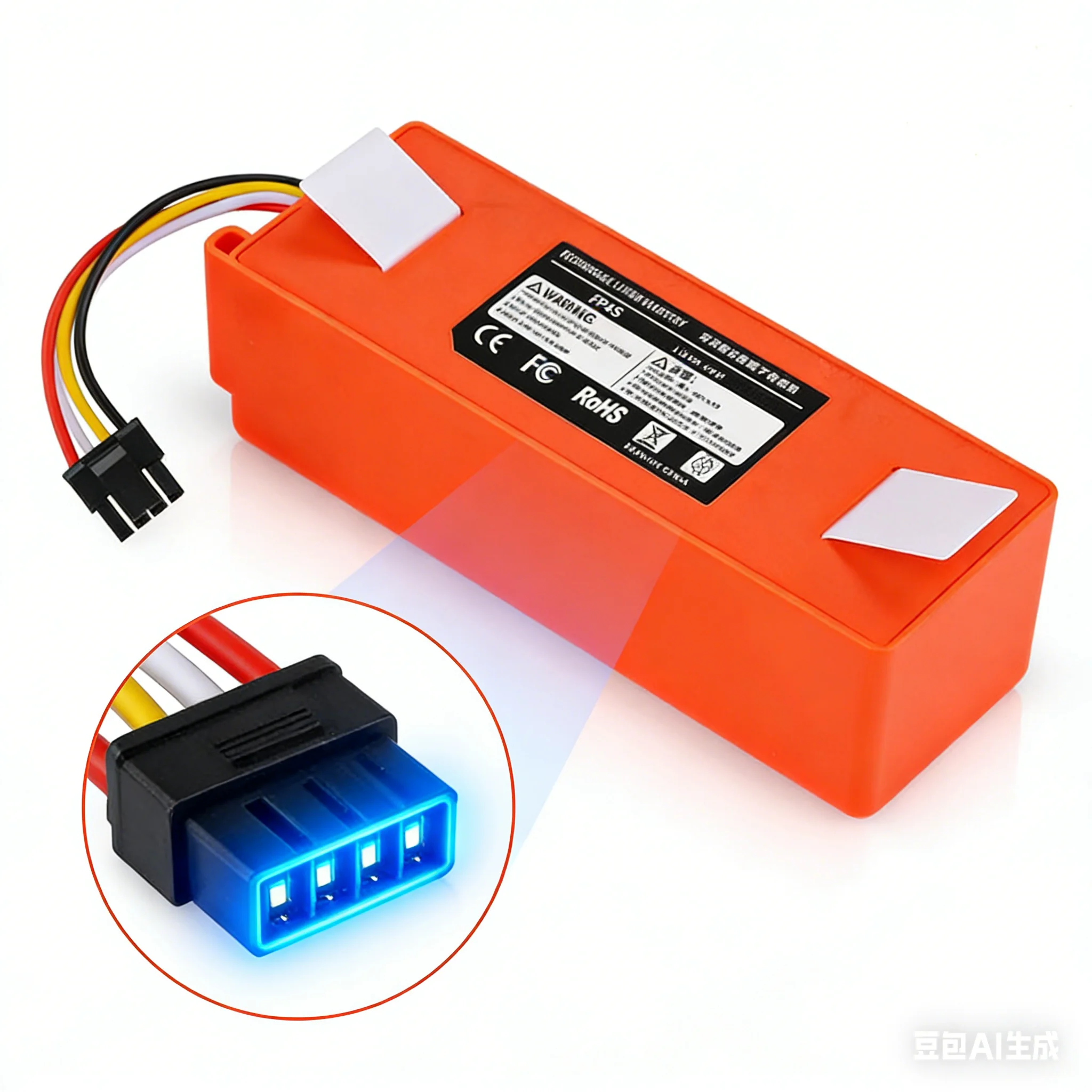 Фото Аккумулятор BRR-4S2P-5200D 14.4V 128Ач для робота-пылесоса XIAOMI 1S 1ST Roborock SDJQR01RR (замена) №5