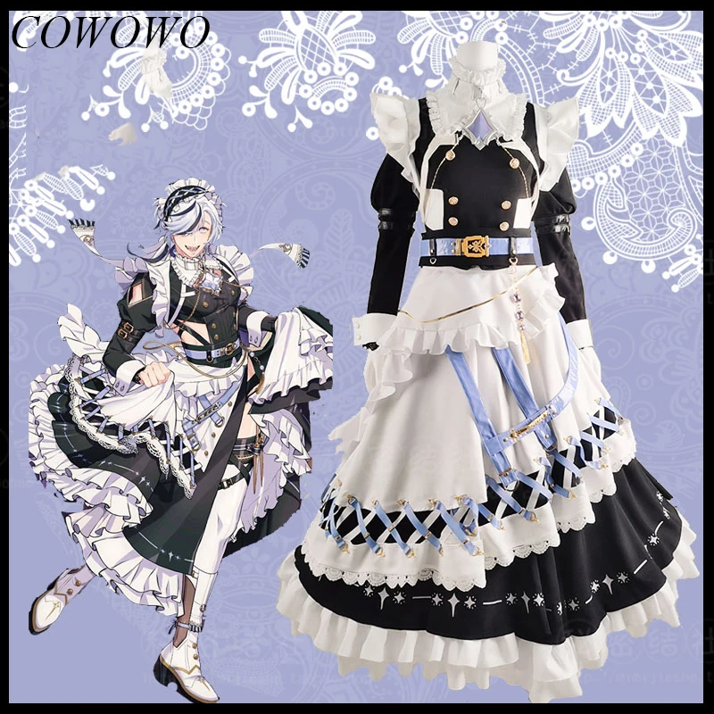 

COWOWO Anime! Nu: Carnival Blade Fighting Maid Game Suit Gorgeous Dress Uniform Cosplay Costume Halloween Party Outfit S-XXL