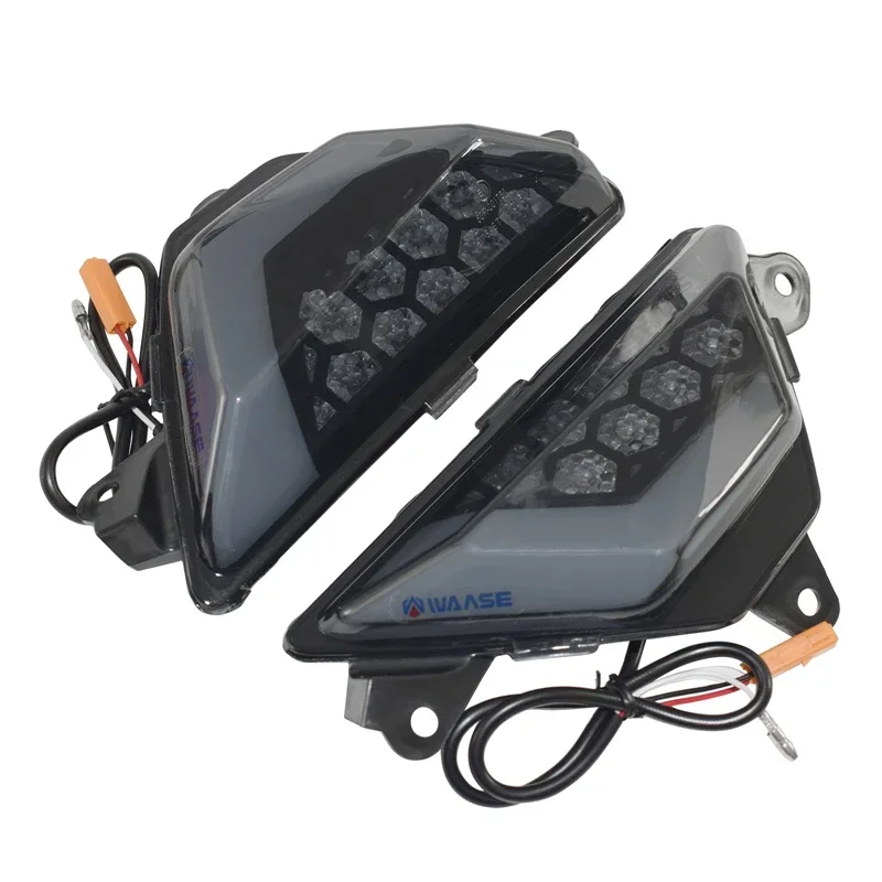 

waase для Kawasaki Ninja 300 250 400 500 650 ZX4R ZX6R ZX25R Z1000SX E-Mark, передние указатели поворота, мигалка, дневные ходовые светодиодные огни