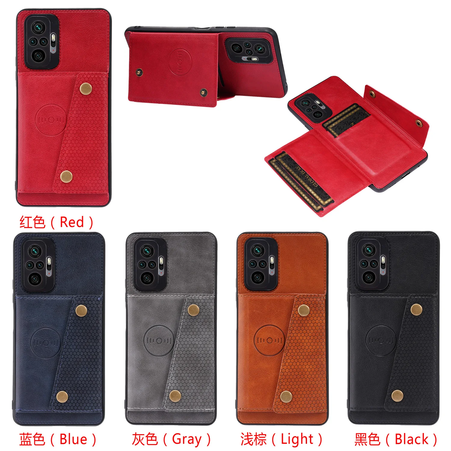 Кожаный чехол-книжка для Redmi Note 10 9 7 8 Pro 11S 8T 9T 9C 9A Mi Poco X3 NFC M4 M3 F3 GT 11 Lite - купить по