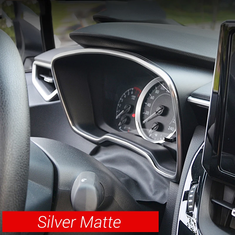 

Украшение для приборной панели автомобиля рамка ободок Кольцо декоративные аксессуары для Toyota Corolla 2018 2019 2020 2021 2022 E210 12th