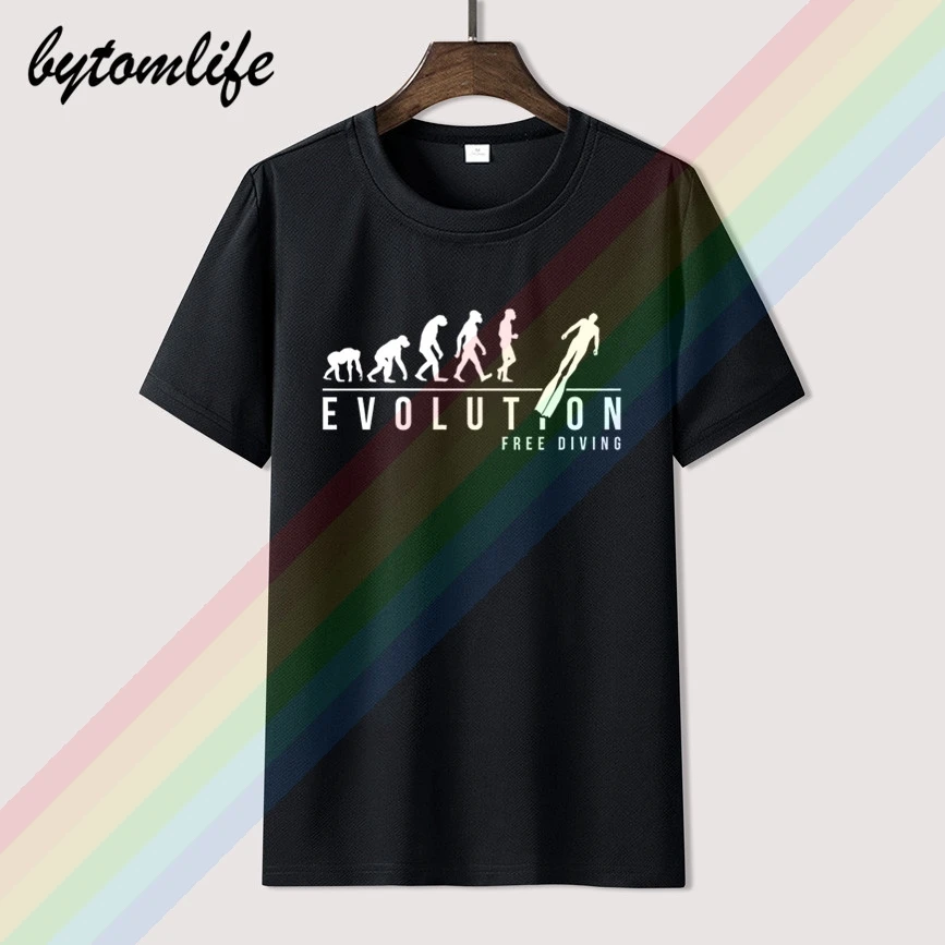 

Men'S Lastest 2019 Simple Style New Evolution Freediving Pro Freediver Community Graphic Black Shirt Tee Shirt