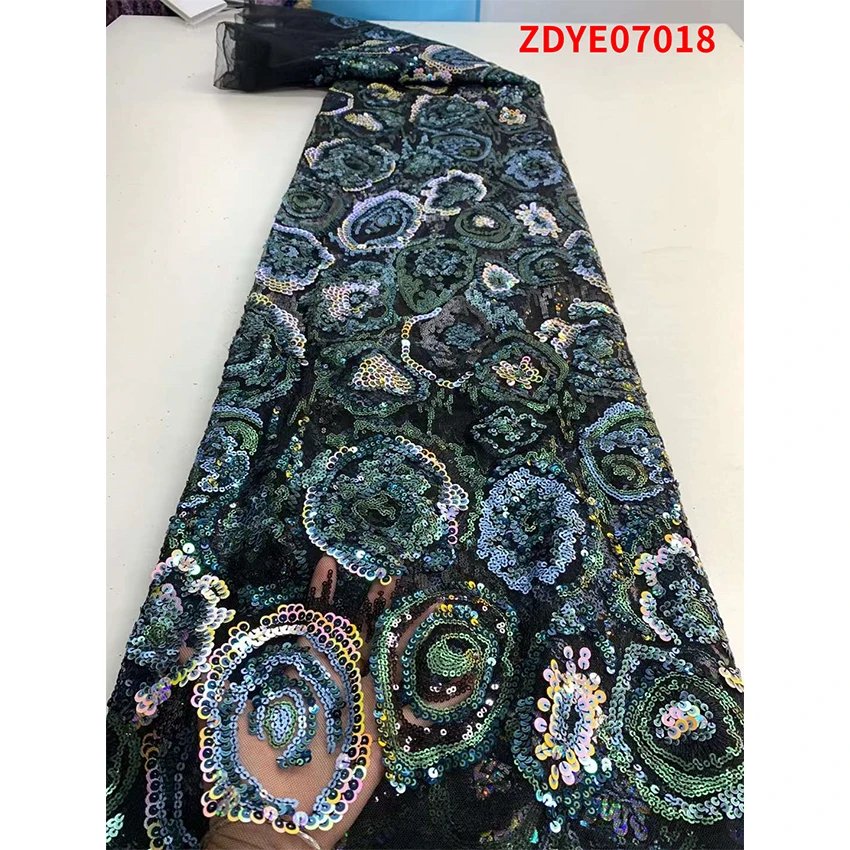 Большая Акция африканская модная одежда бисер блестки свадебное платье ткань