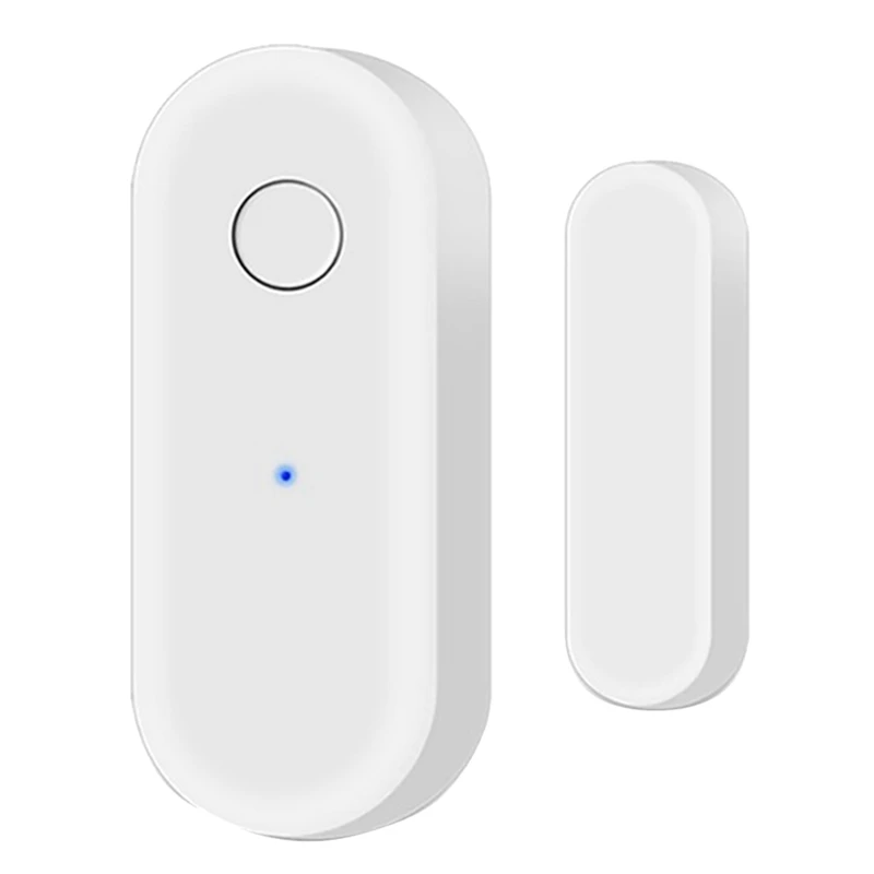 

Door Sensor, Smart Wifi Wireless Window Sensor Real-Time Message Notification Compatible With Alexa Google Assistant