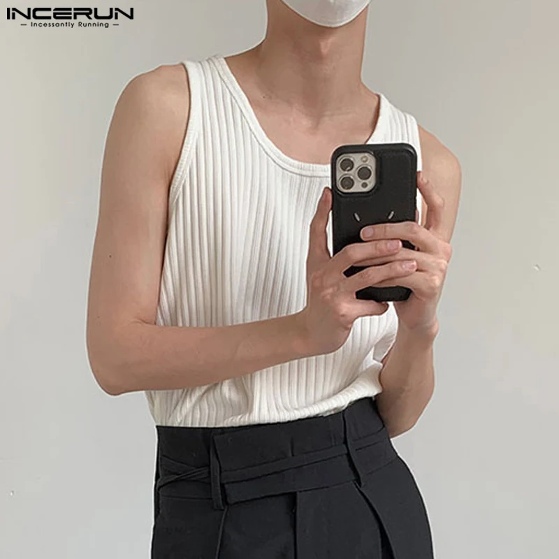 

Мужская футболка с круглым вырезом, без рукавов