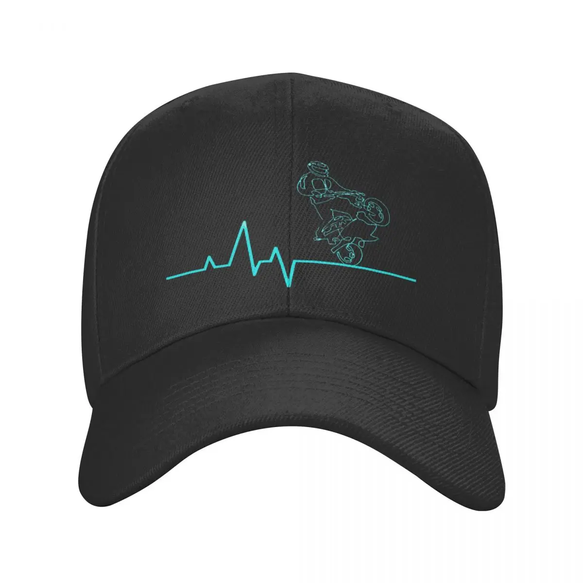 

Мотоцикл трюки заднее колесо сердцебиение Casquette, Кепка из полиэстера современный практичный подарок для путешествий
