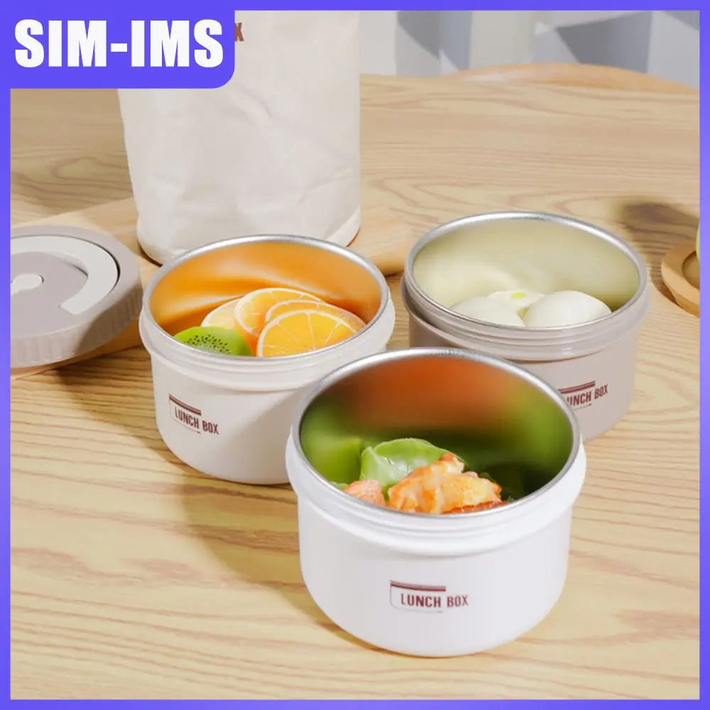 

Leakproof Sealed Bucket Lunch Bags Multi-layer Round Microwave Oven Heating Special Lunch Box Kitchen Accessories Office Student