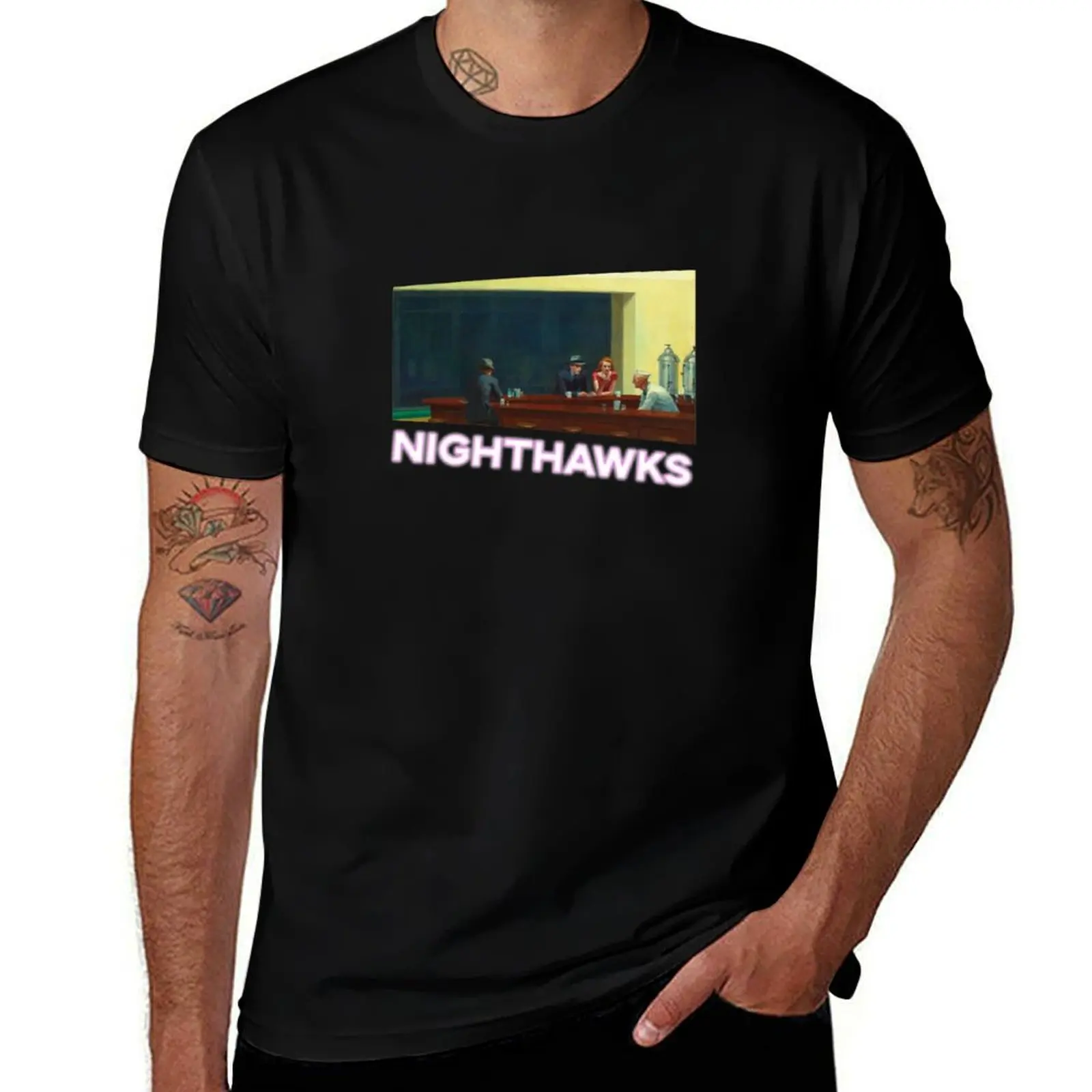 Фото Футболка Nighthawks, всепогодная, повседневная, с короткими рукавами №1