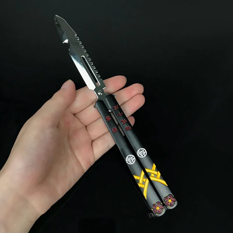 Новая анимационная игра Genshin Impact нож-бабочка игрушка необработанное