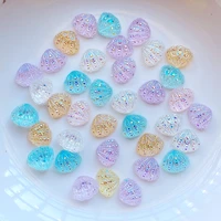 100pcs new resin cute mixed shiny little shell nail art rhinestones apply to diy manicure jewelry making hairwear accessories