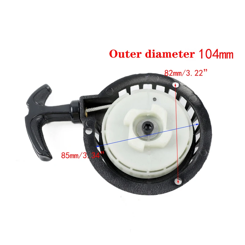 

Мотоцикл 98 мм 104 мм, новый высококачественный ручной стартер, легкий для 47cc 49cc, 2 стержня, мини-грязевой карман, питбайк, мото, квадроцикл, четырехчастная часть