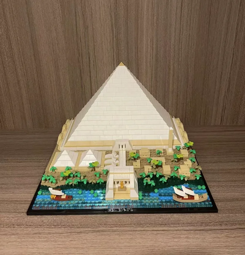 

Architecture Building Series The Great Pyramid Model Building Blocks 1476PCS Brick Toys Kids Birthday Gift Set 21058