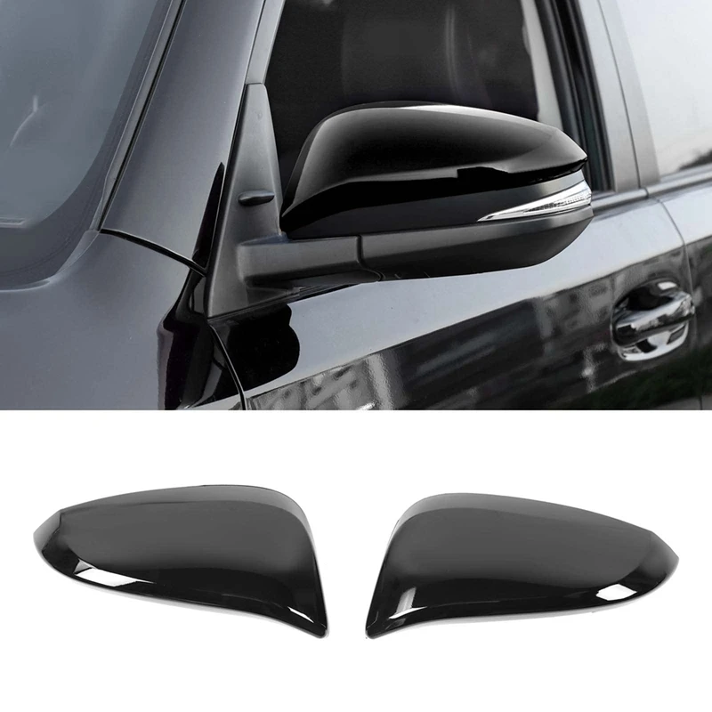 Накладка на внешнее зеркало заднего вида автомобиля + накладка дверную ручку для