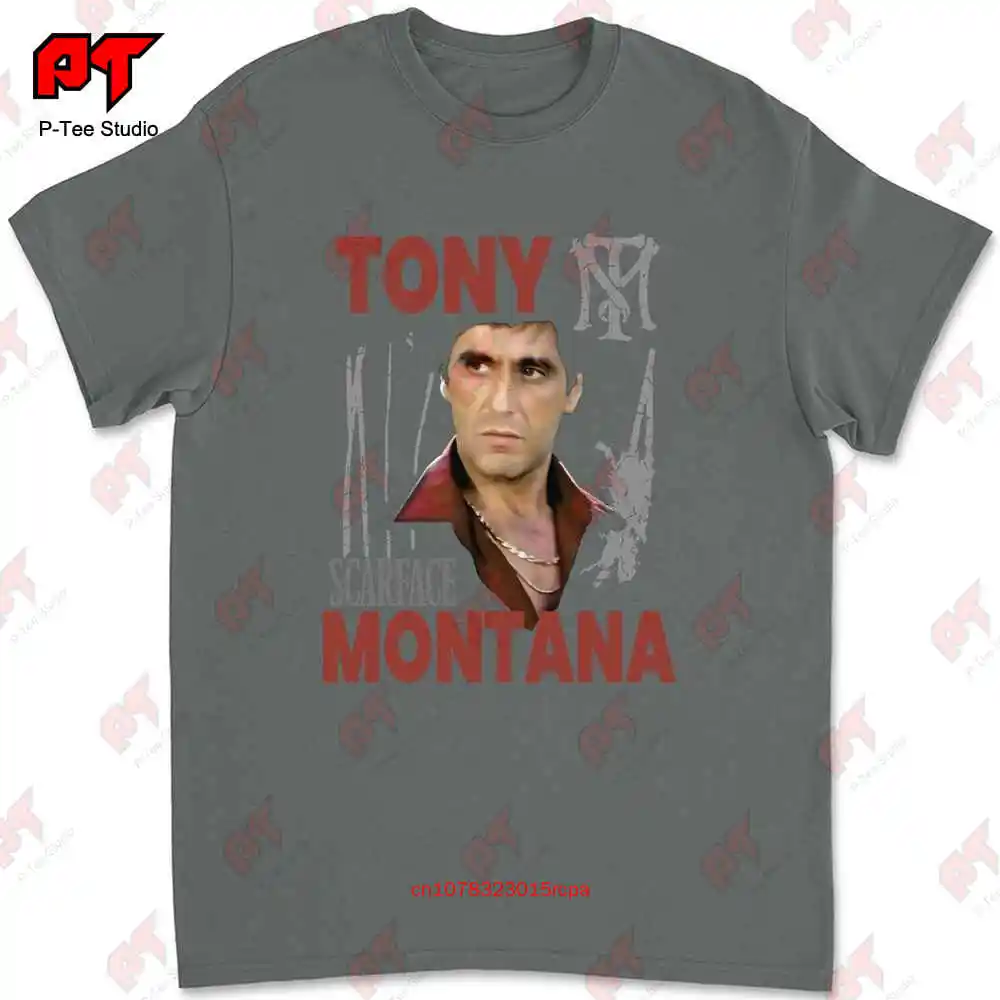 Футболка со смайликом Тони мафия Аль пацино Монтана MVLH