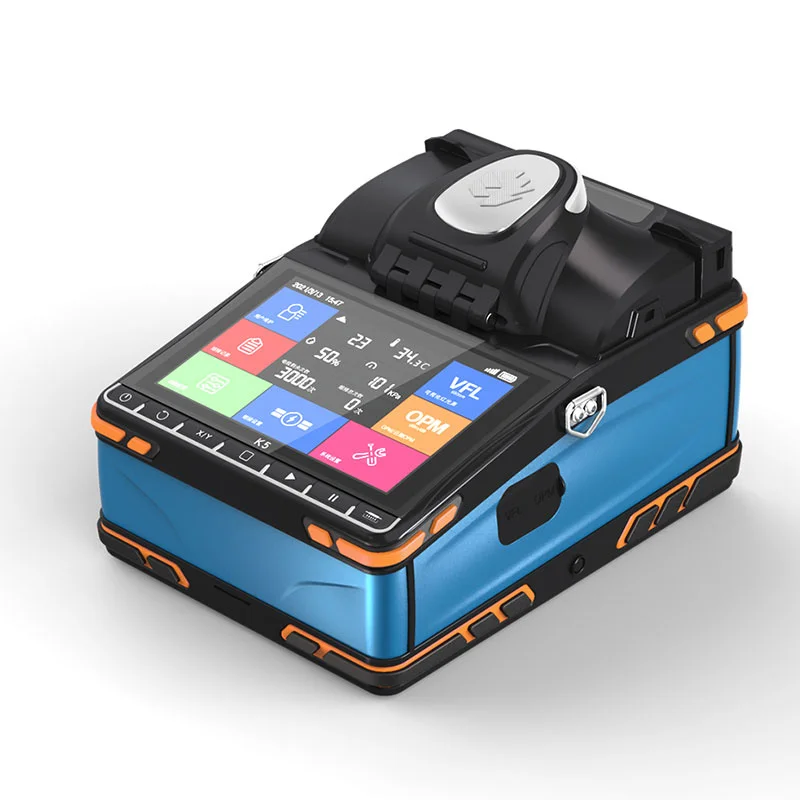 

New Arrival Original 6 Motors K5 Optical Fiber Fusion Splicer Welding Machine With Touch Screen VFL OPM Fast Shipping