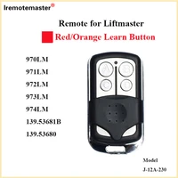 390mhz for liftmaster 971lm 972lm 973lm 974lm garage door remote control transmitter garage door opener red learn button