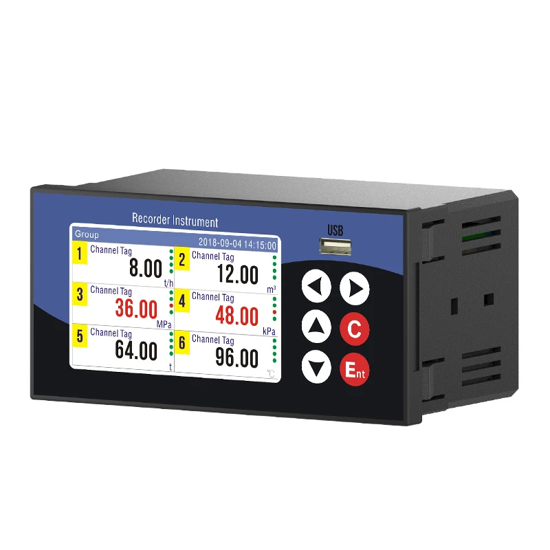 

Data Loggers Temperature Pressure Current Voltage Humidity Curve 1-6 Channels Data Logger USB