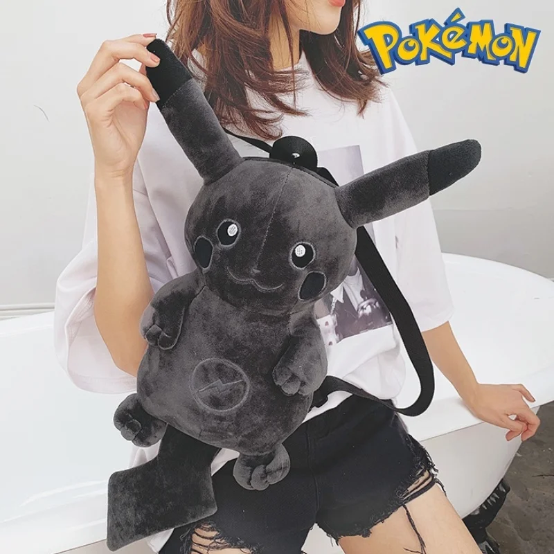 

30cm Anime Pokemon Pikachu Plush Fragment Backpacks Stuffed Children Gifts Pokemon Pikachu Plush Backpack Child Gift Toy