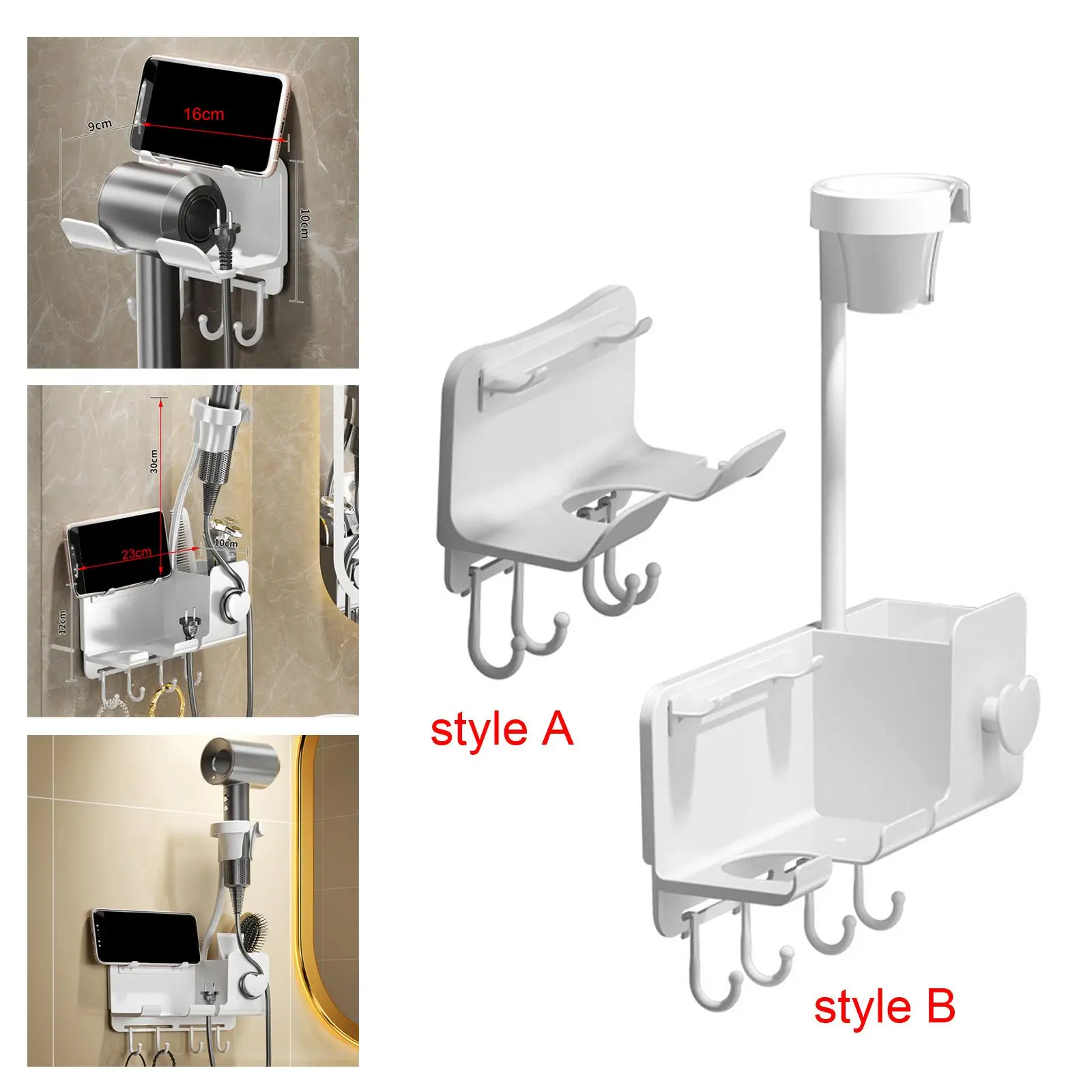 

Держатель для фена профессиональный, вращающийся на 360 градусов