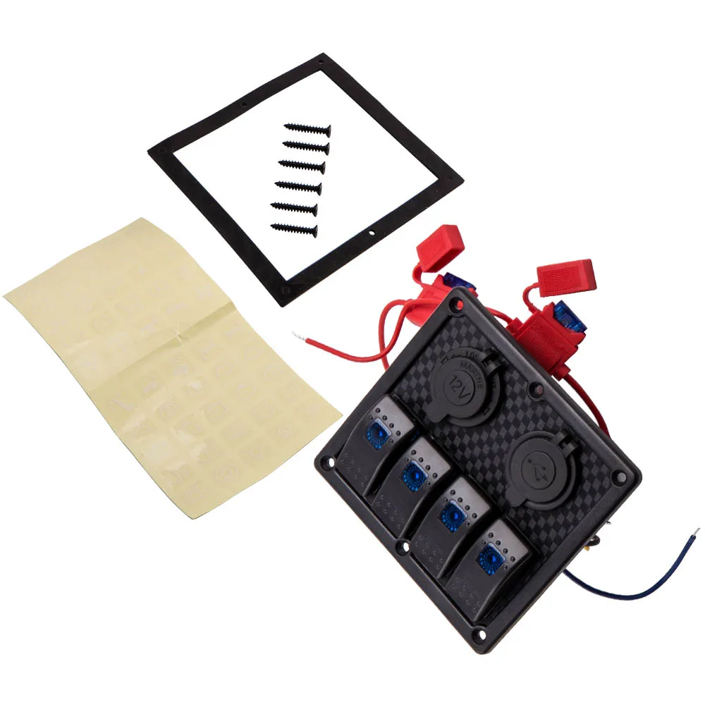 240W 12/24V светодиодный 4-х кнопочный тумблер с переключателем для Jeep Car off-road RVs и