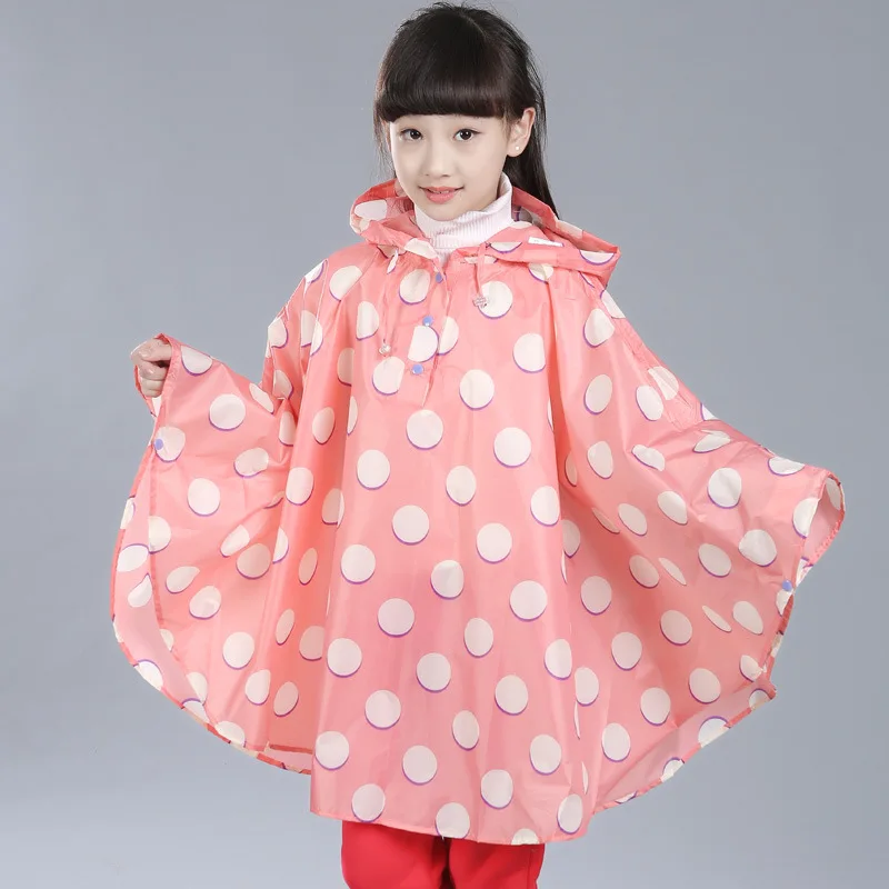 

Children Raincoat Kids for Girls Boys Cute Waterproof Child Rain Coat Cover Impermeable Rainwear Hooded Kid Raincoats Poncho