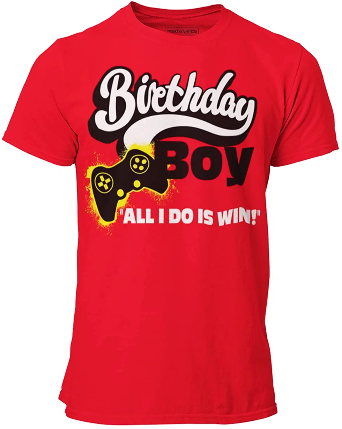 

Birthday Boy Short Sleeve T-Shirt Video Gamer Level UP
