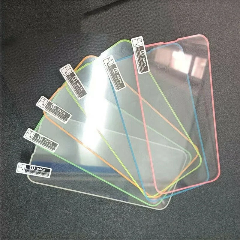 

For iPhone 11 pro max XR XS 11 7+ Full Cover Glass Luminous Tempered Glass Protective Film for Iphone 13 Pro 12 XS max XR SE 7 8