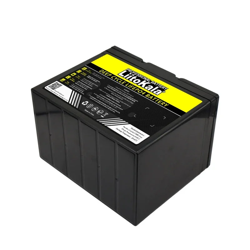 LiitoKala 12 8 В 100 Ач ЖК-дисплей LiFePO4 аккумулятор литий-железо-фосфатные батареи