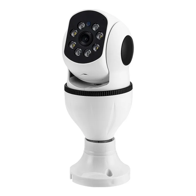 

360 degree bulb wireless camera with mobile phone remote home wifi full color night vision