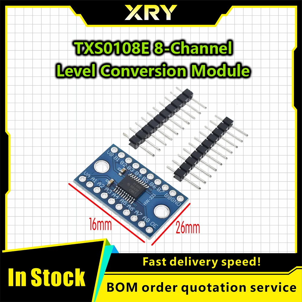 XRY 2 шт. 3 В 5 TXS0108E 8-канальный модуль двунаправленного преобразователя логического