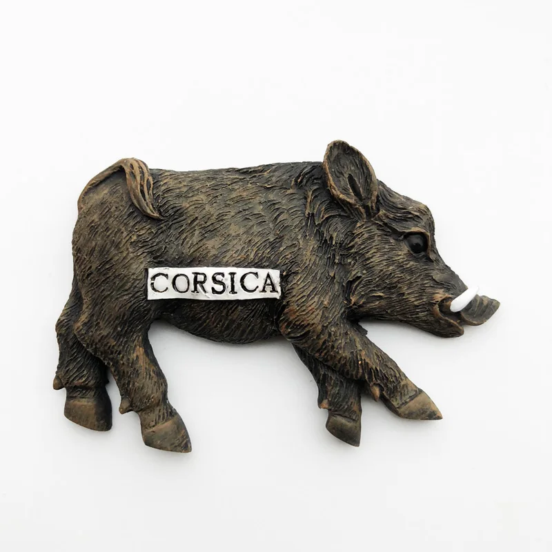 Ручная роспись Франция Корсика 3D холодильник сувениры-магниты холодильника