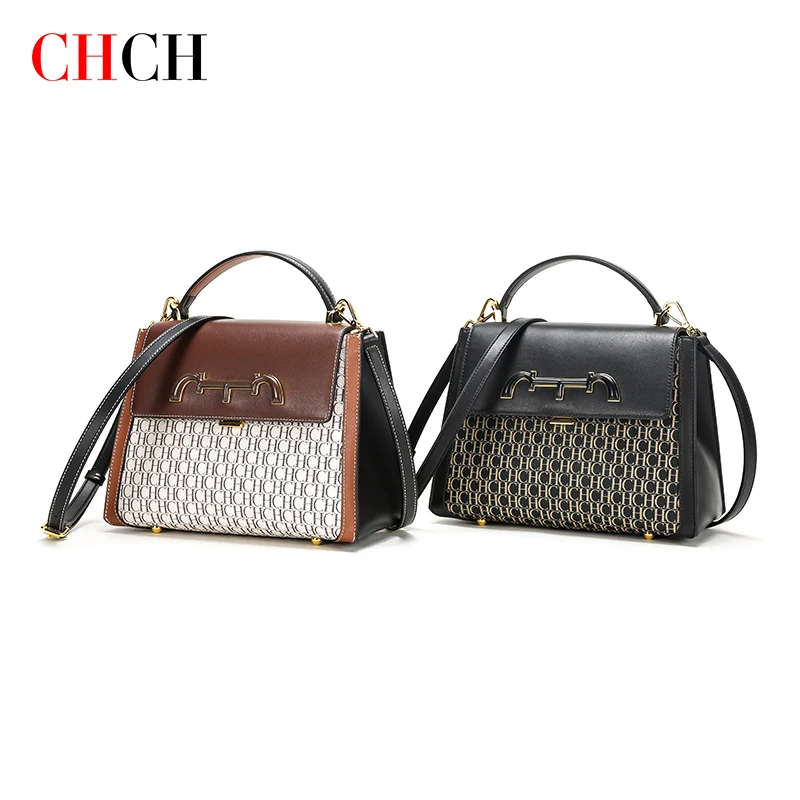 CHCH  New Fashion Women Shoulder Bag Genuine Leather Small Handbag Female Daily Bags for girl