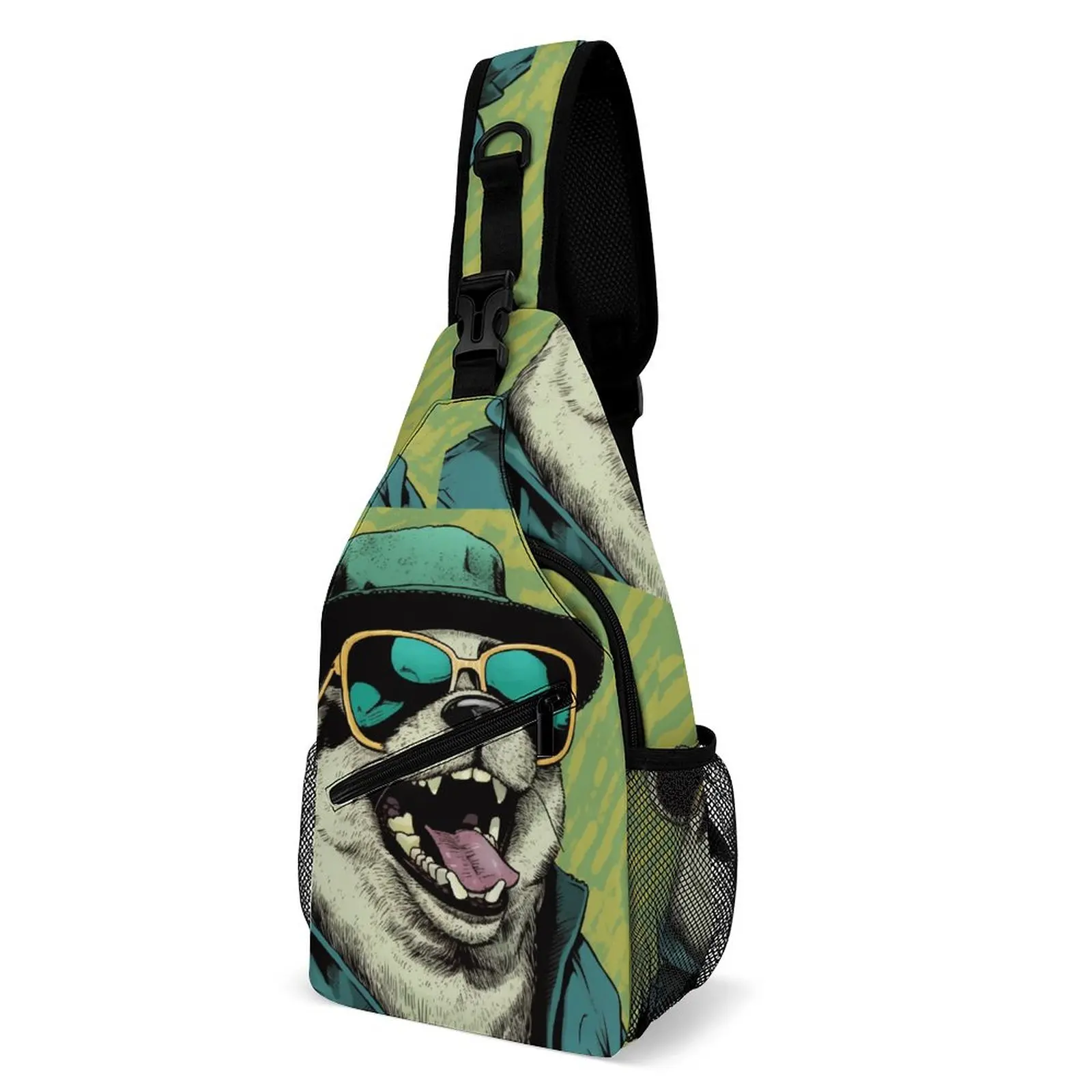 

Panda Shoulder Bags Laughing Fishing Chest Bag Boy Travel Custom Sling Bag Stylish Phone Crossbody Bags