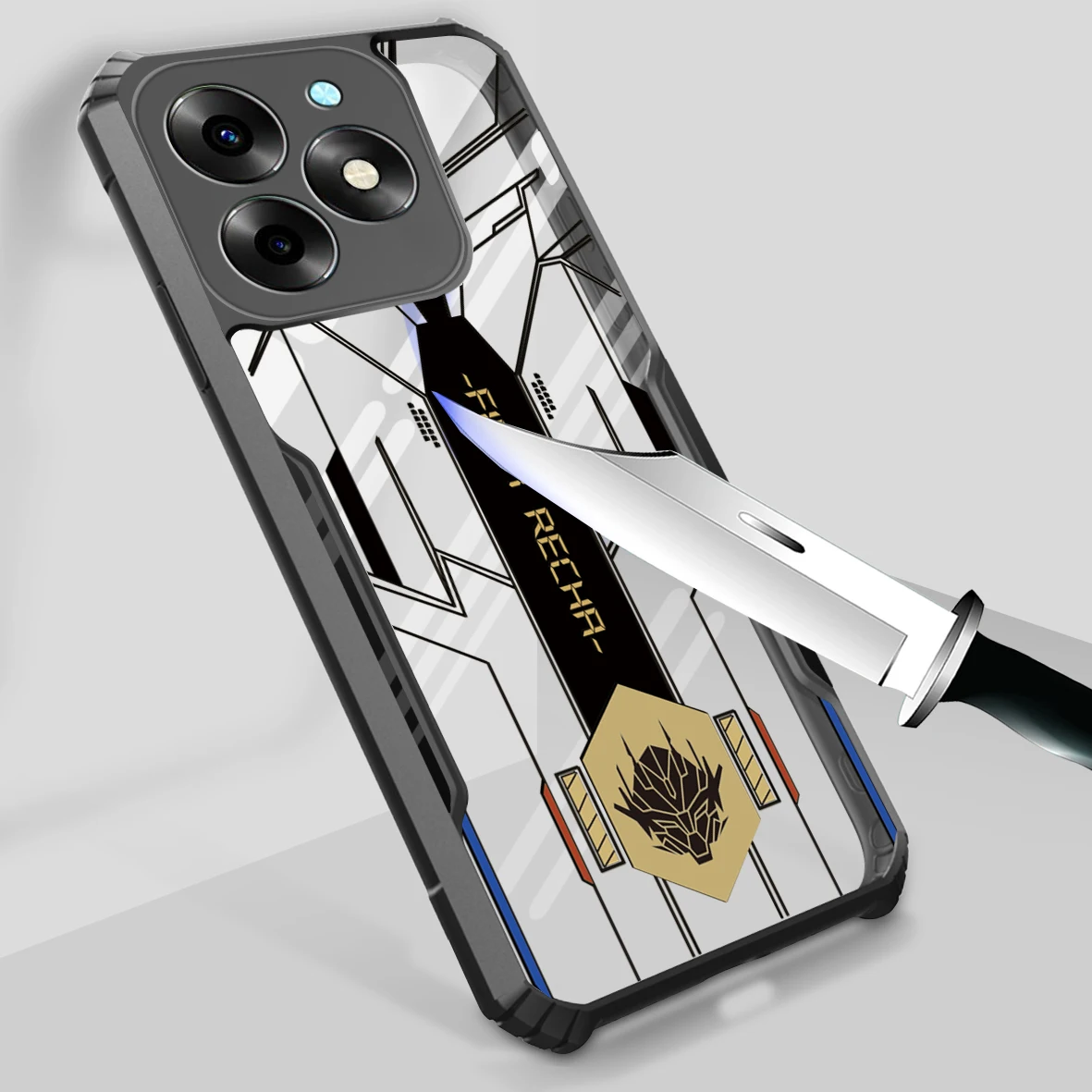 Прозрачная фотовспышка для Tecno Spark 20 Pro Plus 4G5G 10 9T 8C 7Pro 6 GO акриловый чехол с защитой