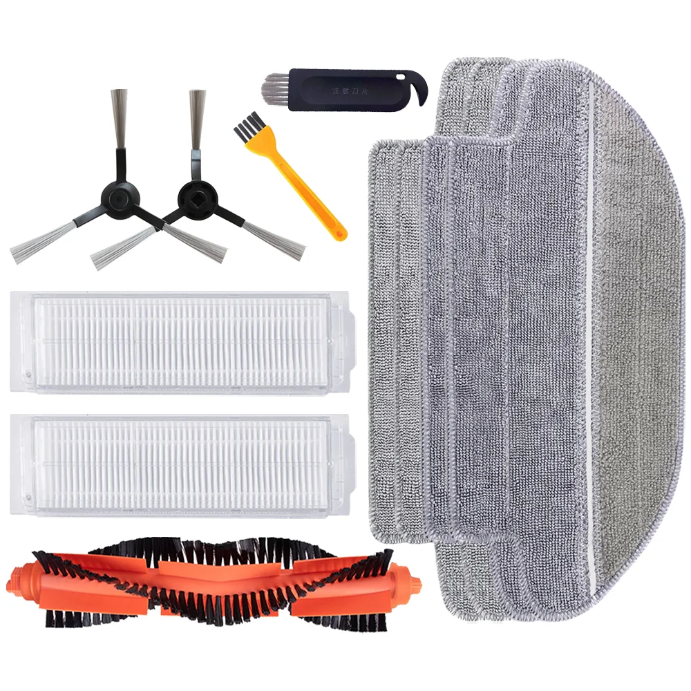 

STYTJ02YM Rolling Side Brushes Hepa Filter Mopping Cloth for Xiaomi MI Robot Vacuum-Mop P Vacuum Cleaner Spare Parts Replacement