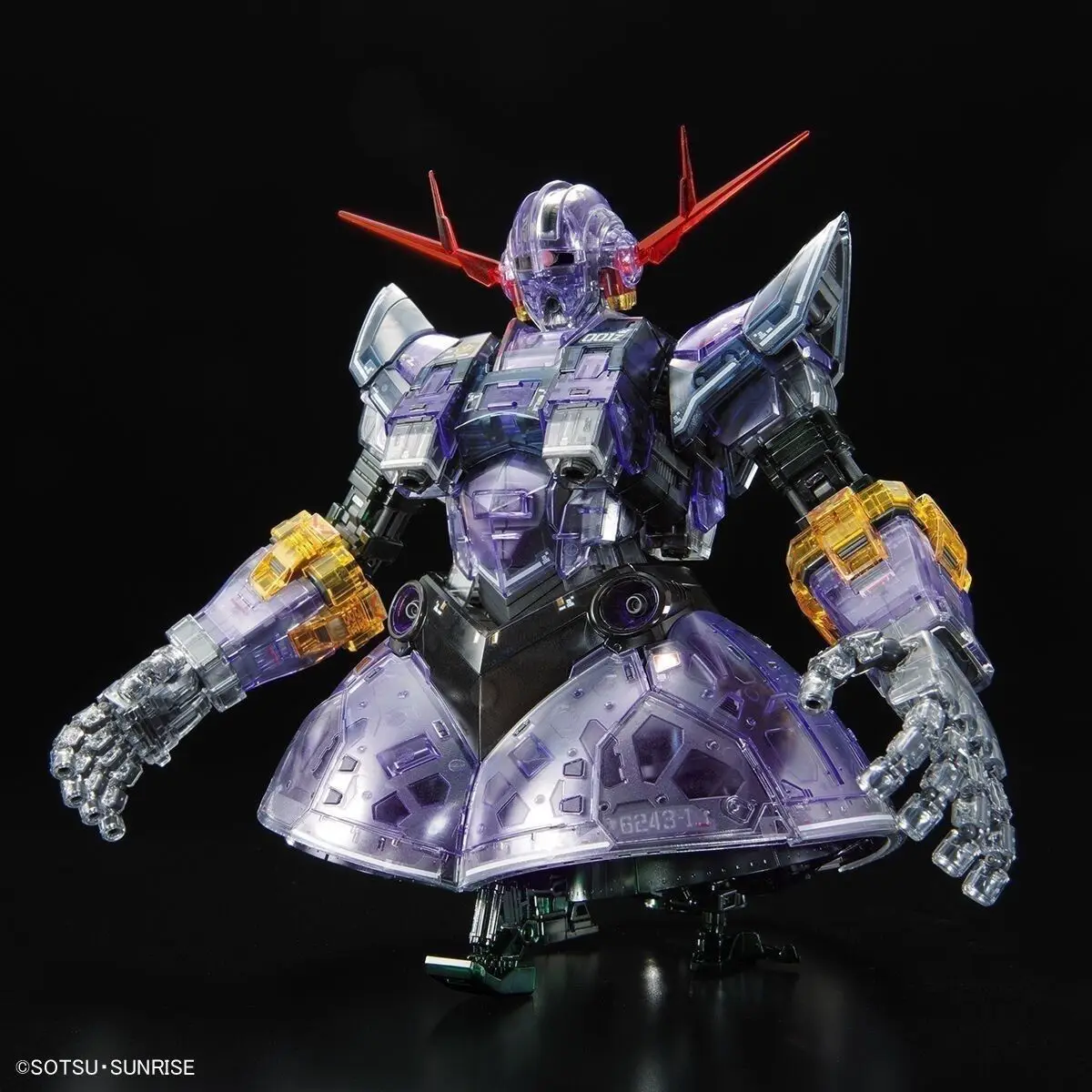 Фото В наличии: Модель MengHu 1/100 RG Style MSN-02 Zeong, пластиковая сборная модель меха, прозрачная версия, коллекционная фигурка, игрушка, подарок. №4
