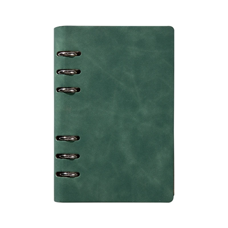 53CC Loose-leaf Notebook PU Leather Notepad A6 Binder Journal Business Memo Book 100 Sheets Lined for Office Women Men Gifts | Канцтовары