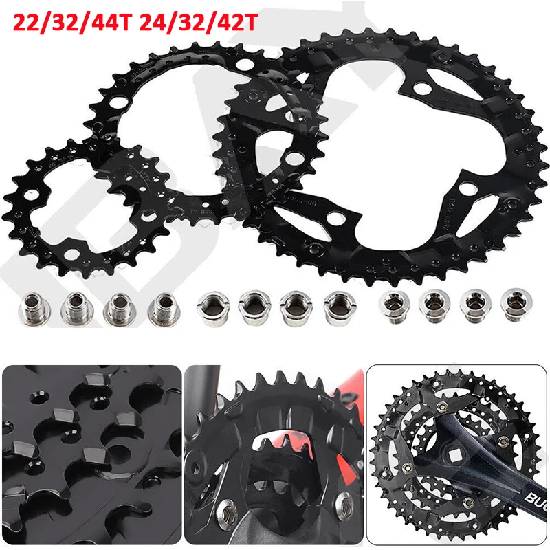 Велосипедная цепь BUCKLOS 104/64BCD 3*9/10 скоростей 24T 26T 28T 32T 38T 42T 44T велосипедная